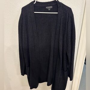 Barefoot Dreams cozy chic black cardigan.  Size xl